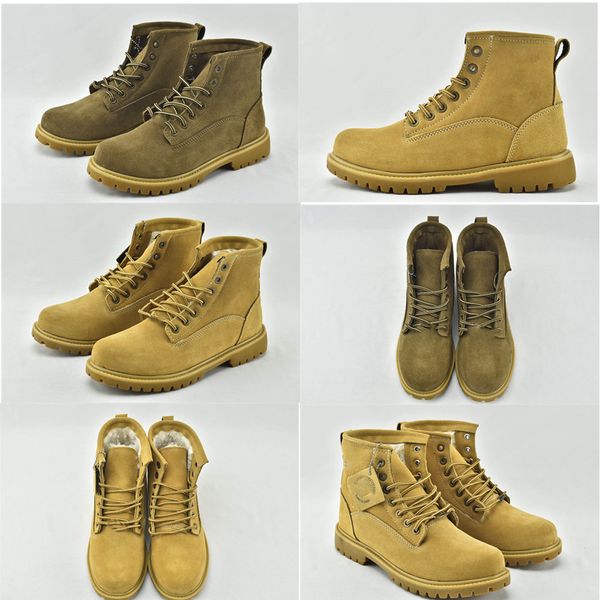 

39-44 fashion style of martin boots for women men popular luxury christmas gift winter ankle short casual shoes classic outdoor hiking, Black