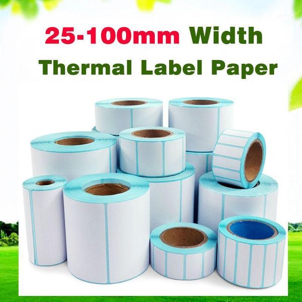 

printers 20-40mm width thermal label sticker waterproof paper supermarket electronic scale price tags serial number bar code paper1