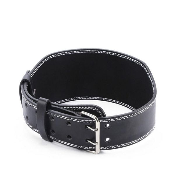 

waist support wide weightlifting belt barbell powerlifting training protector gym back fitness bodybuilding, Black;gray