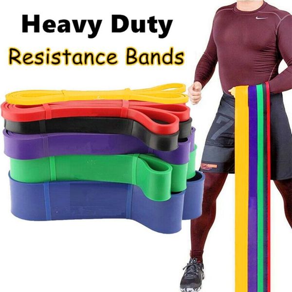 

resistance bands exercise elastic band rubber loops strength pilates pull rope assist fitness equipment training expander