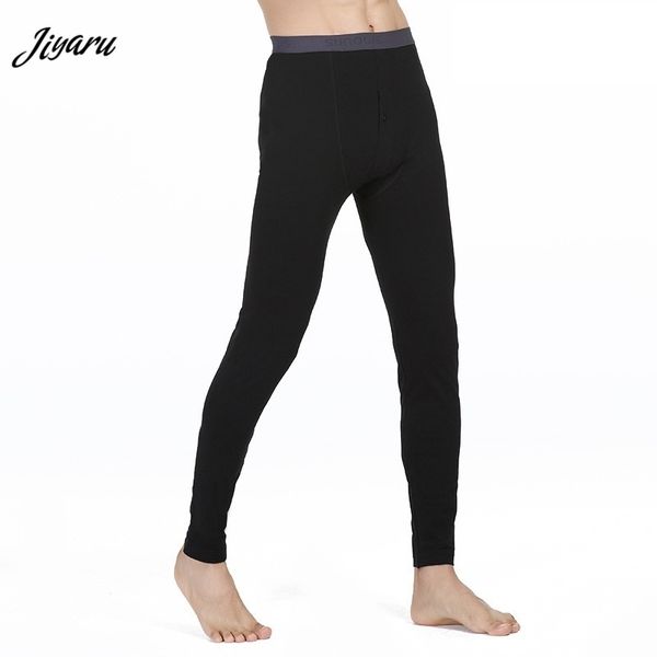 

new autumn long johns mens underwear cotton clothes thermal underwear pants men winter clothing thermal famale leggings pants lj201008, Black;white