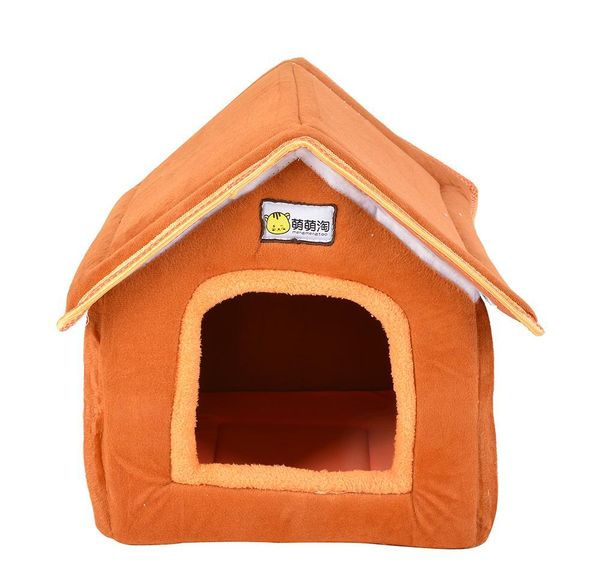 

foldable pet house bed nest with mat soft winter dog puppy sofa cushion house kennel nest dogs cat bed jllhxy dh_niceshop