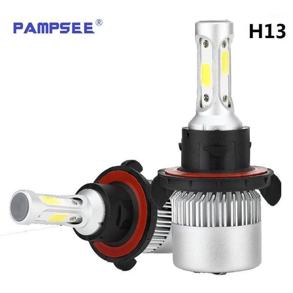 

pampsee led headlight bulbs h4 hi-lo beam h7 h11 h1 h13 9006 h16 cob 72w 8000lm 6500k auto headlamp car led light bulb dc12v 24v1