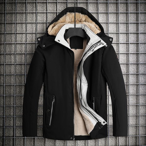 

2021 new outside male black autumn velvet thick oversize 6xl 7xl 8xl jacket fashionable clothes mfm1, Black;brown
