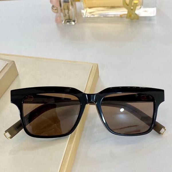 

black brown len sunglasses square frame shades men fashion sun glasses occhiali da sole with box, White;black