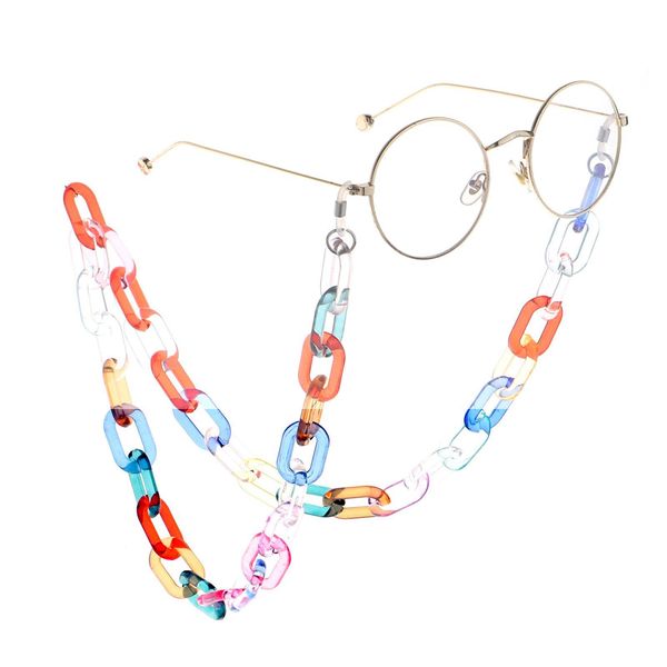 

fashion big acrylic sunglasses chain women eyeglass reading glasses chain cord holder retainer neck strap rope spectacle chain h jlluzn