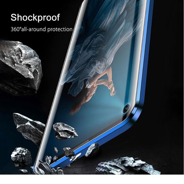 

double sided glass metal magnetic case for samsung galaxy s10e s20 fe a21s a20 a30 a50 a51 a70 a71 a81 wmtaxh