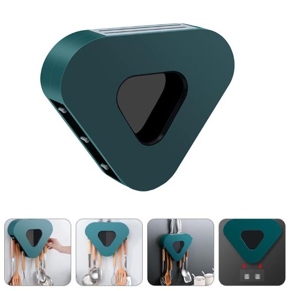 

kitchen with hook storage organizer punch spoon hanging hooks wall racks