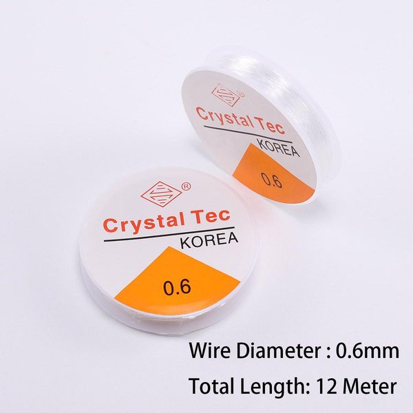 

1pcs crystal elastic beading line cord thread string stretch elastic beading cord wire for diy necklace bracelet jewelry making wmtich