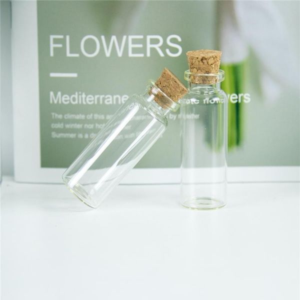 

empty cosmetic containers small glass crafts bottles with corks mini perfumes bottles 50pcs 22*60*12. bbywsr