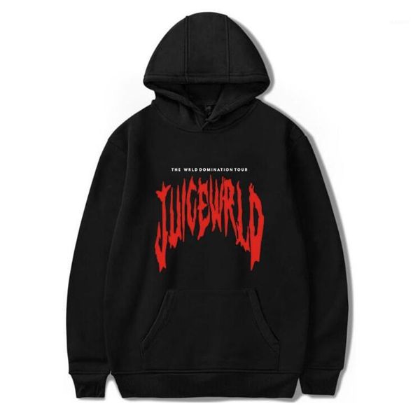

rapper juice wrld hoodies men/women 2019 new arrivals fashion print hip hop style cool juice wrld sweatshirt hoody coats1, Black