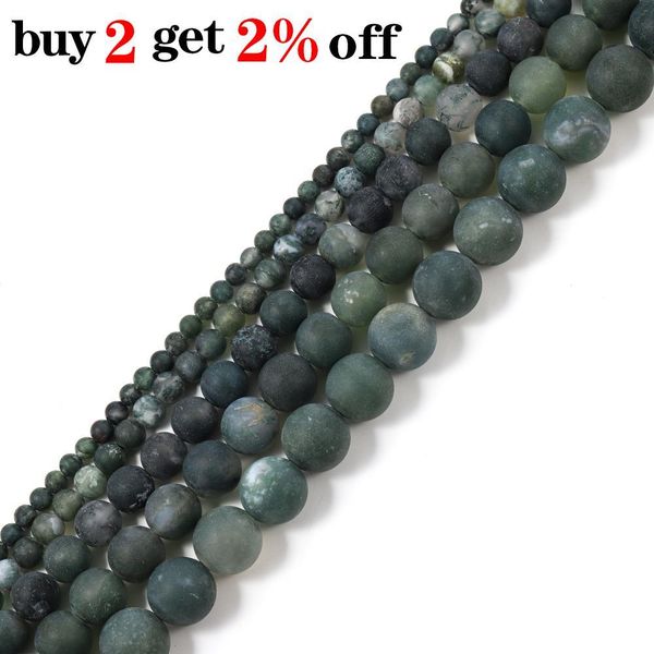 

1strand lot 4 12mm natural matte aquatic green stone dull polish round loose spacer beads for jewelry makings supplies wholesale h jllxrw