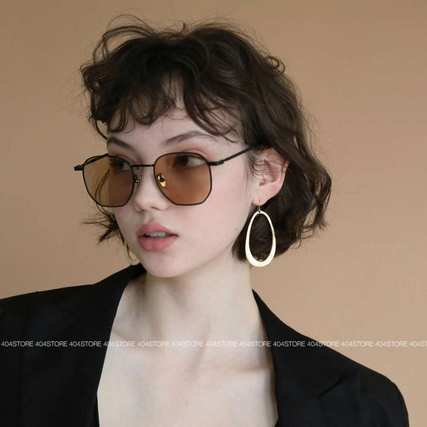 

edge 404 shop matte metal thin irregular multilateral square mask large frame sunglasses men, White;black