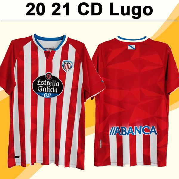 

20 21 cd lugo mens soccer jerseys barreiro herrera pedro hugo rama chris ramos home football shirt short sleeve uniforms, Black;yellow