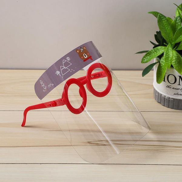 

factory shipchildren safety faceshield transparent full protective film anti-fog premium face shield party mask head co