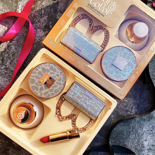 

makeup sets starry sky box mushroom head air cushion bb mascara lipstick color set full