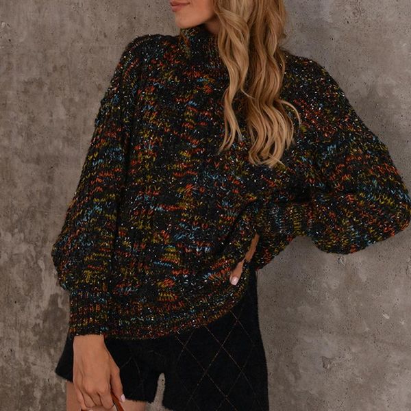 

autumn winter women turtleneck sweaters oversized cable sweaters knitted pullovers warm thick jumers, White;black