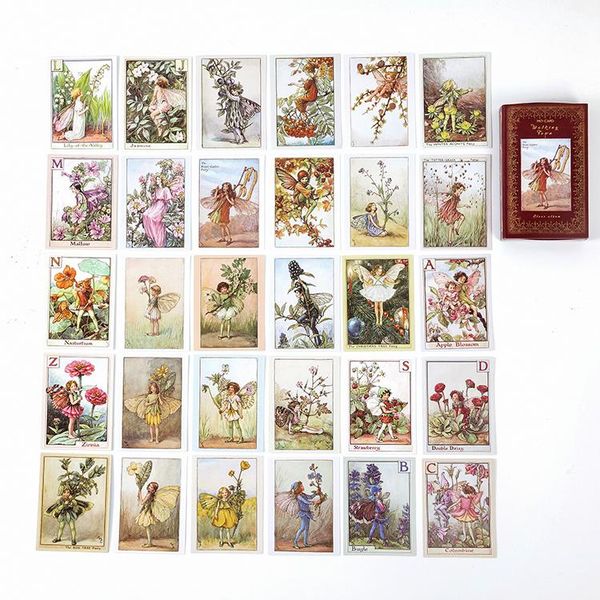 

60pcs box прогуливаясь город ретро рук счета junk journal зеленая сказка примечание бумага сыпучие лист бумаги примечание история иллюстриро