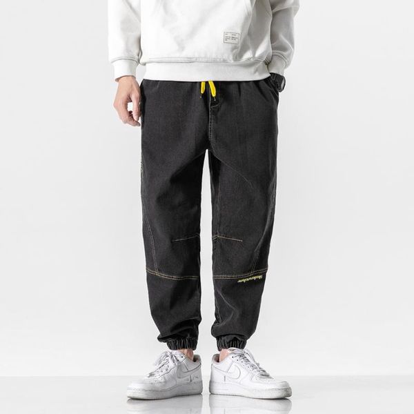 

men's jeans 2021 casual plus size thickened velvet pants men, Blue