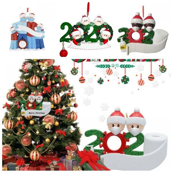 

factoryeyxxbirthdays christmas decoration design party gift fashion quarantine product personalized family of 4 ornament pandemic w