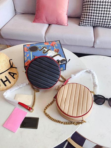 

designer-luxury handbag purse round style chain strap shoulder crossbody purse bag diamond lattice gucy purse bag