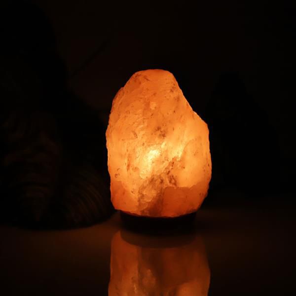 Lampada di roccia di sale di cristallo ionico himalayano di alta qualità con cavo dimmer interruttore presa US 1-2 kg luci notturne per interni
