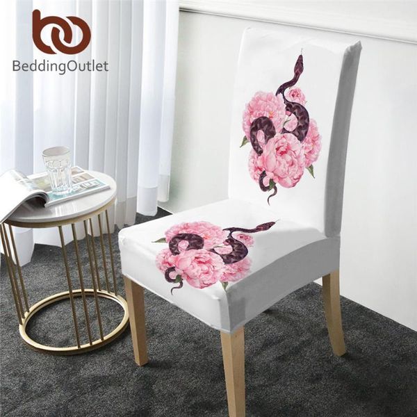 

beddingoutlet pink flower chair cover penny snake stretch elastic slipcover floral removable seat case beautiful coprisedie 1pc1