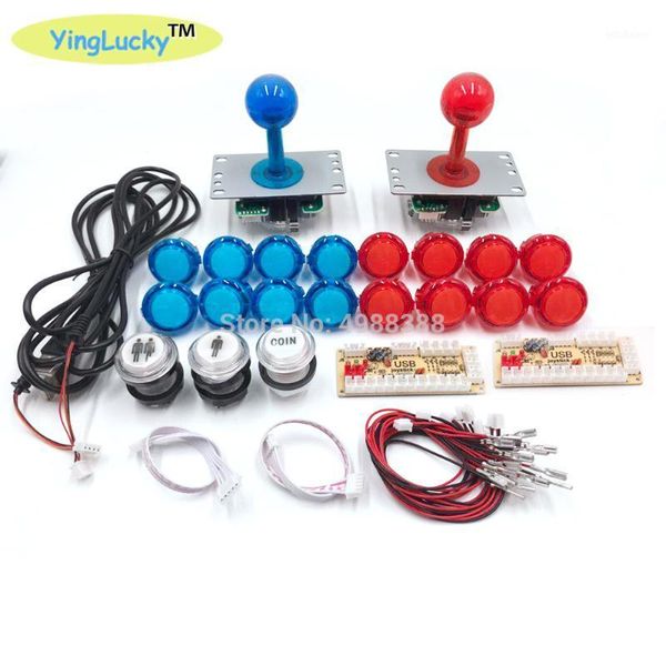 

game controllers & joysticks yinglucky zero delay arcade diy kit usb encoder to pc sanwa joystick + push buttons for mame1
