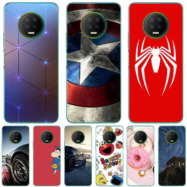 

infinix note 7 note 7 lite 2020 case and case, tpu soft cover, silicone coated back covervfe1