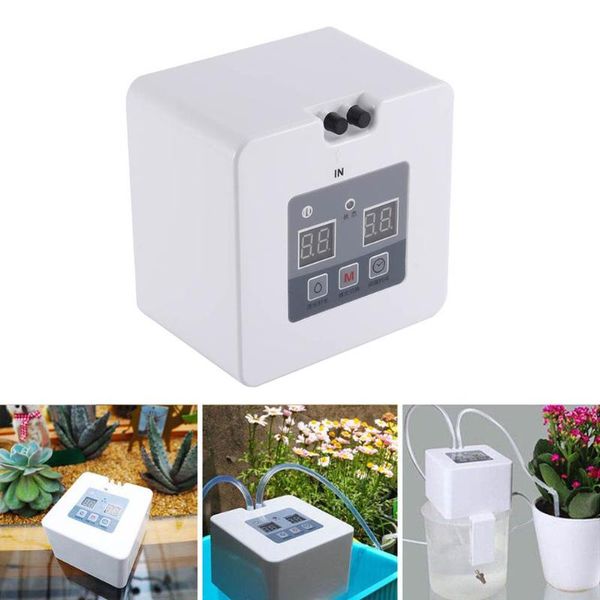 

watering equipments diy automatic timer drip irrigation kit usb battery powered indoor pot plants self water saving system e2s