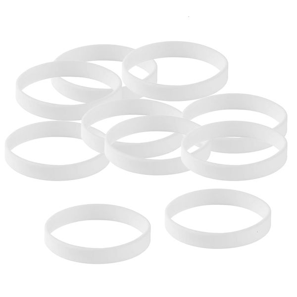 

elastic rubber 10pcs/pack wristbands fashion blank silicone bracelet