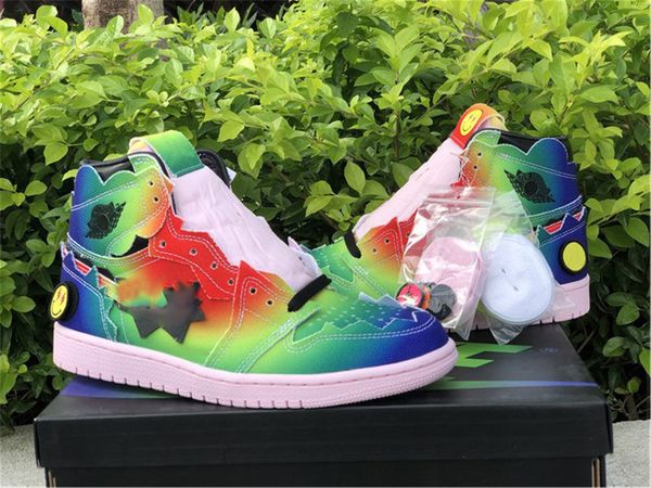 

j balvin x authentic 1 high og man outdoor shoes multi color black pink foam jennifer lopez shakira tie-dye zapatos sneakers us 7-13