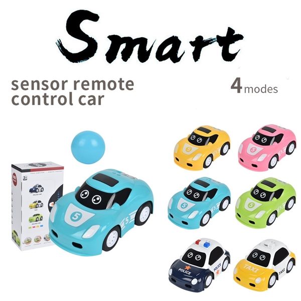 

cartoon hand controlled induction rc car wireless gesture sensing following track sensor rc car smart toy for kids 201212