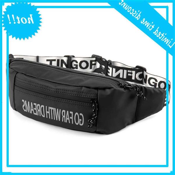 

waterproof hips man casual belt pocket outside sports chest behind night reflection travel male boom bag