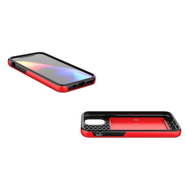 

2 in 1 phone case for iphone 12 fashion pluggable card anti-fall back cover for iphone jllhcr car_2010