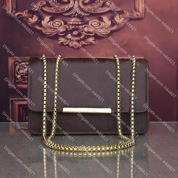 

metal chain women crossbody bag fashion luxury designers bag flowers plaid women handbags lady shoulder bags purse