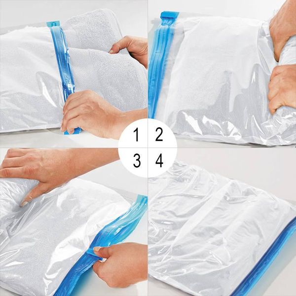 

storage bags travel roll type space saver vaccum bag 6 wire clear hand up compressed