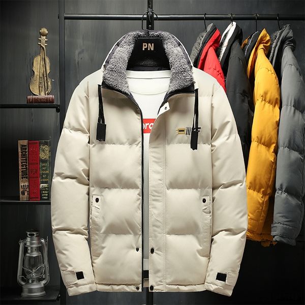 

wh7e women down parka 2018 pink jackets female faux fur hooded coats girlswinter outwear parka clothes ladies korean slim puffer j, Black