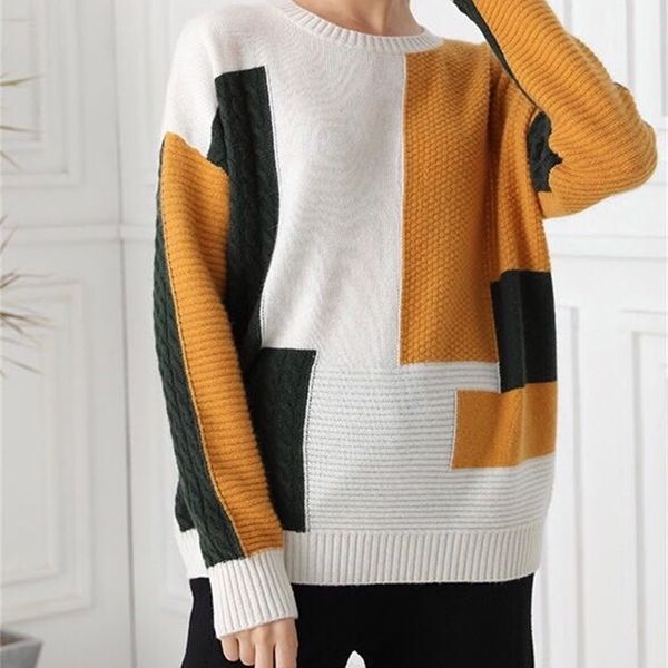 

2021 new winter basic fashion nightgown pulvering the neck long sleeve cut cashmere women's sweater grvy, White;black