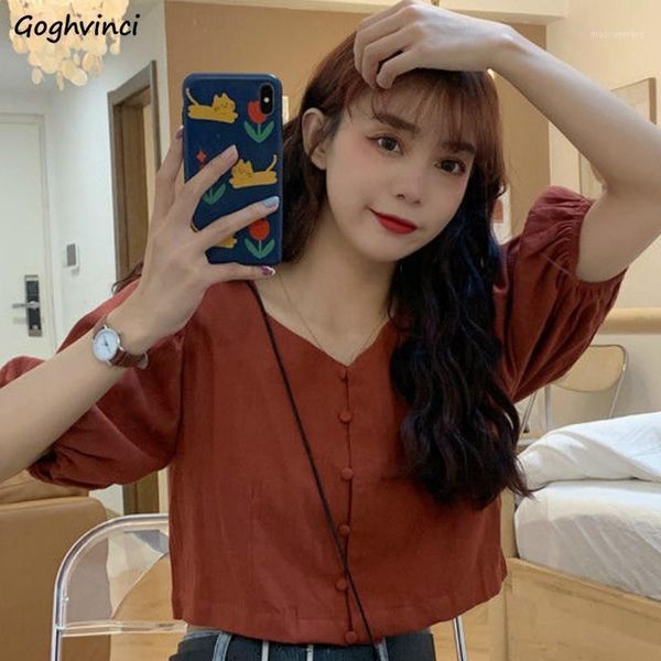 

shirts women solid burgundy fashion summer all-match cute girls large size 2xl trendy harajuku womens clothing vintage retro new1, White