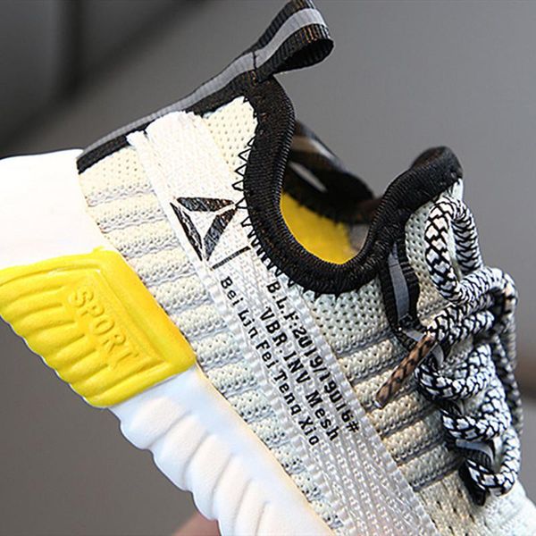 

mesh baby boys girls sport shoes children shoes autumn breathable infant sneakers soft bottom nonslip casual kids, Black