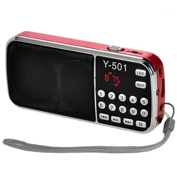 

y-501 digital portable o lcd digital fm radio speaker usb mp3 music player1