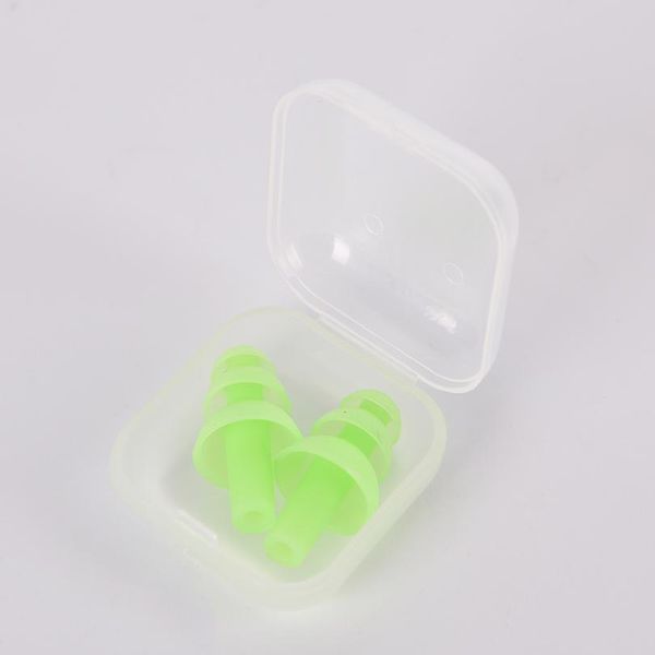 

2018 soft sile swimming ear plugs sound noise reduction earplug with retail box for swim sleep snoring swimming acc bbybra