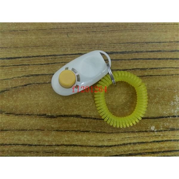 

fashion click wholesale 10pcs/lot dog pet clicker training trainer aid wrist mix colors