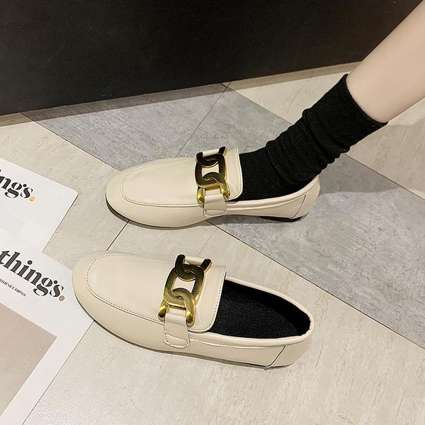 

обувь женщина 2020 женская обувь для оксфорды повседневная кроссовка осенние мокасины с мехом все-матч круглый новый новый платье, Black