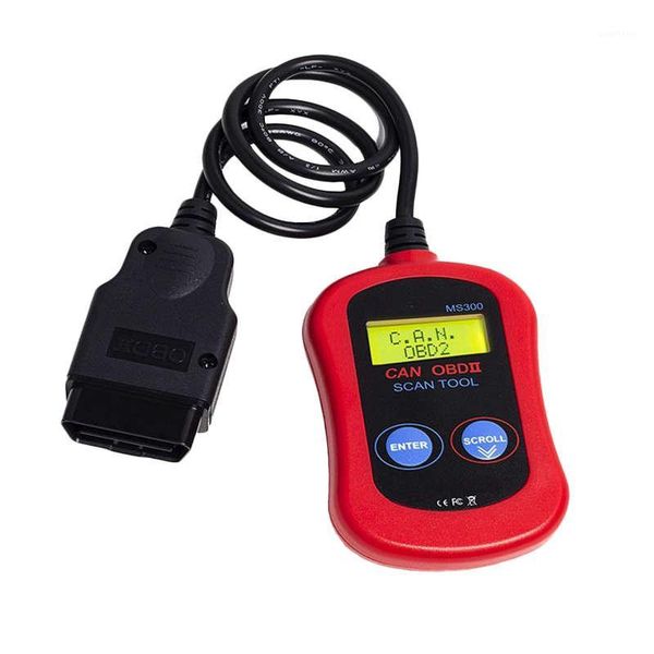 

auto obd2 ii scanner code reader can ms300 scan professional tool fault decoder1