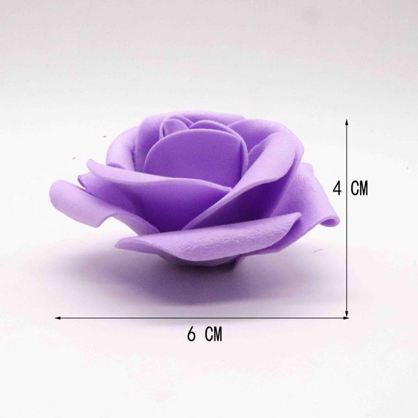 

20шт много 6cm головки цветка искусственные цветы свадебные украшения пенополиэтилен розы diy флорес скрапбукинг венок венок home decor wmtq