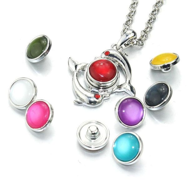 

10pcs lot mix randomly round 12mm snap buttons with zinc alloy bottom for snaps bracelets fit boom life snaps jewelry 050709 h sqchbu