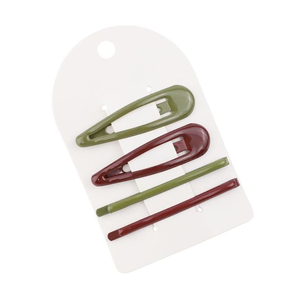 

4 шт. новый цвет парикмахерские штаки сножки зажимы для волос для девочек детские женщины волосы бобби булавки металлические волосы для воло, Black;brown