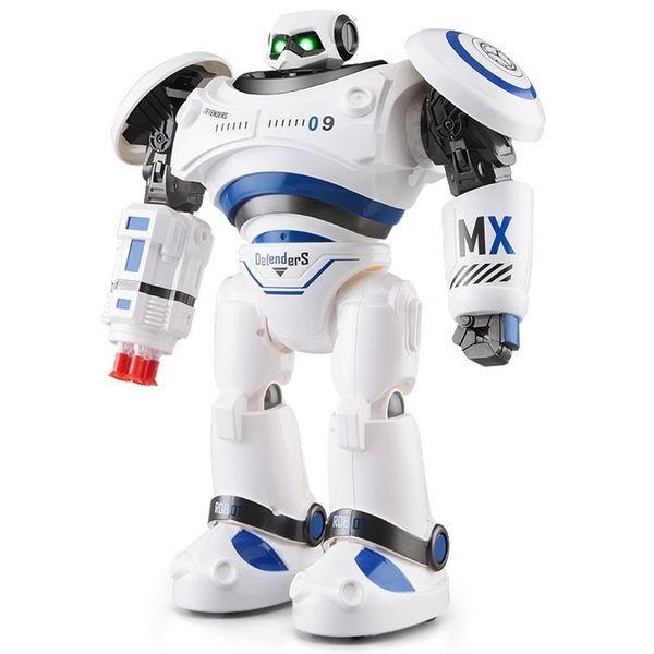 

jjr/c jjrc r1 rc robot ad police files programmable combat defender intelligent rc robot remote control toy for kids 201212